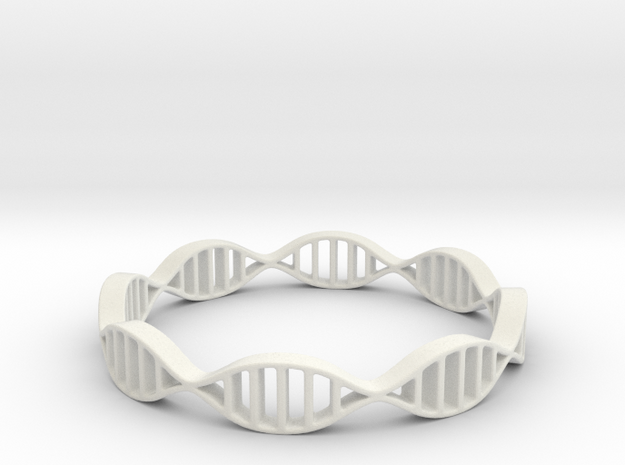 DNA 8x size 12 Ring Size 12 in White Natural Versatile Plastic