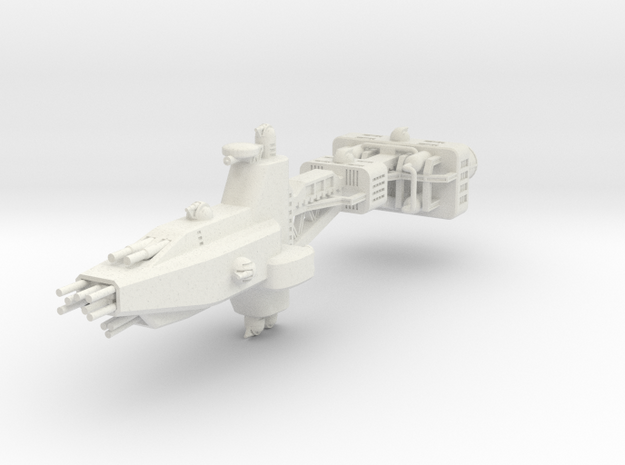 EA Heavy Cruiser Large in White Natural Versatile Plastic