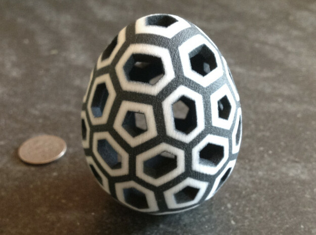 Mosaic Egg #1 in Full Color Sandstone