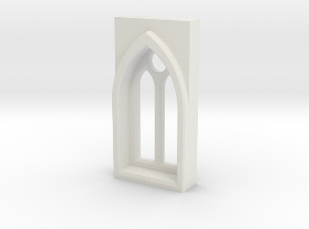 building details serie - Gothic Window 5mm Type 1 in White Natural Versatile Plastic