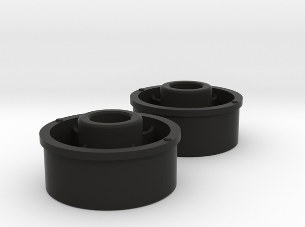 Kyosho Mini-Z Front Wheel +2 Offset in Black Natural Versatile Plastic