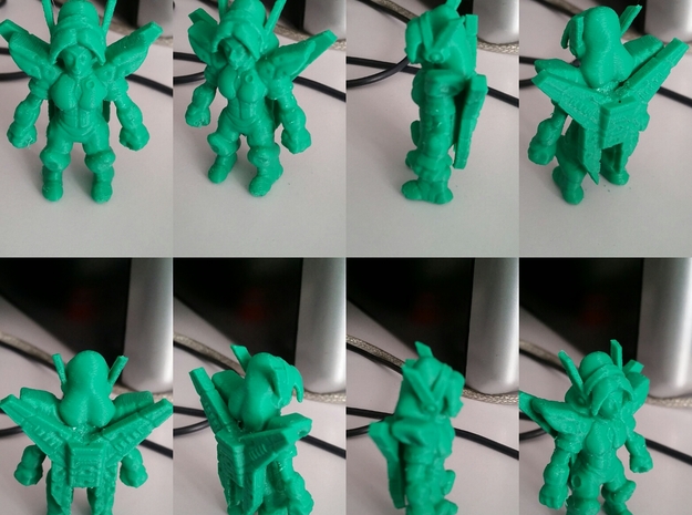 GynoidGuardian Keshi in Green Processed Versatile Plastic