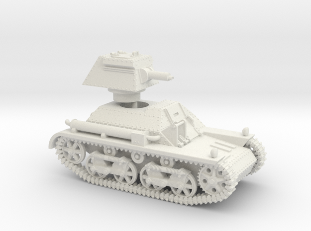 Vickers Light Tank Mk.IIa (28mm - 1/56th scale) in White Natural Versatile Plastic
