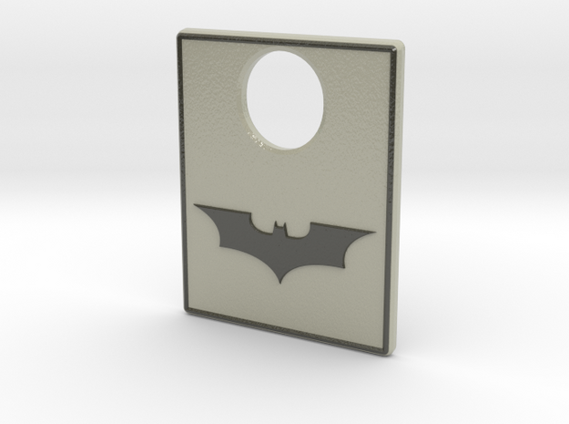 Pinball Plunger Plate - Dark Knight in Glossy Full Color Sandstone