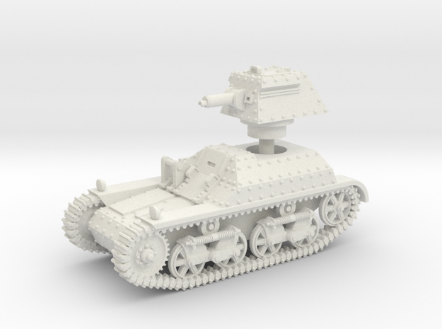 Vickers Light Tank Mk.IIb (15mm scale) in White Natural Versatile Plastic