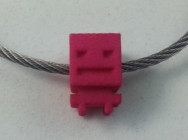 Turbo Buddy Bead - 5mm Hole in Pink Processed Versatile Plastic