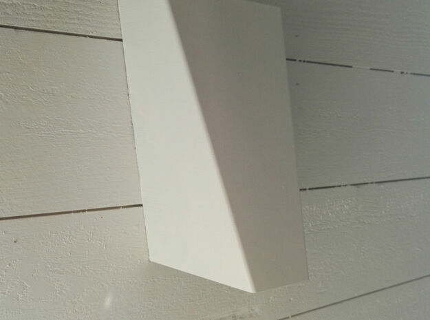Rektanglar Wall lamp in White Processed Versatile Plastic