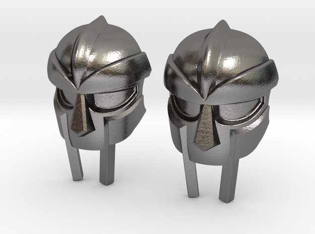 MF Doom Mask Lacelock in Polished Nickel Steel