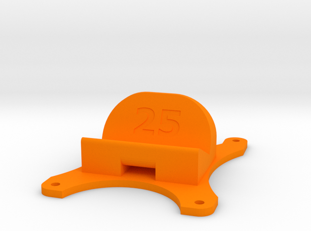 Emax Nighthawk 250 - 25° Action Cam Mount in Orange Processed Versatile Plastic