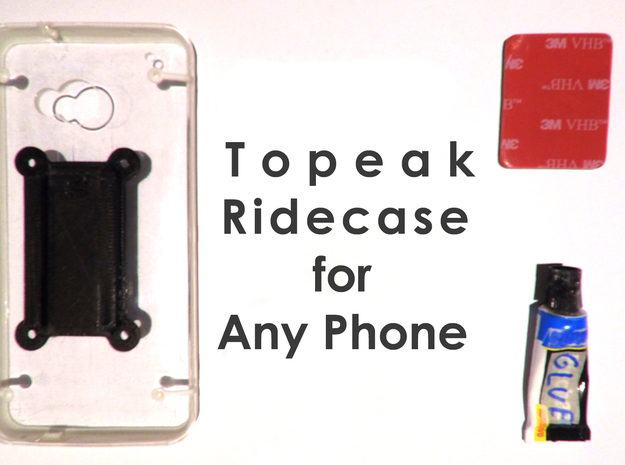 Adapter for Topeak Ridecase  in White Processed Versatile Plastic