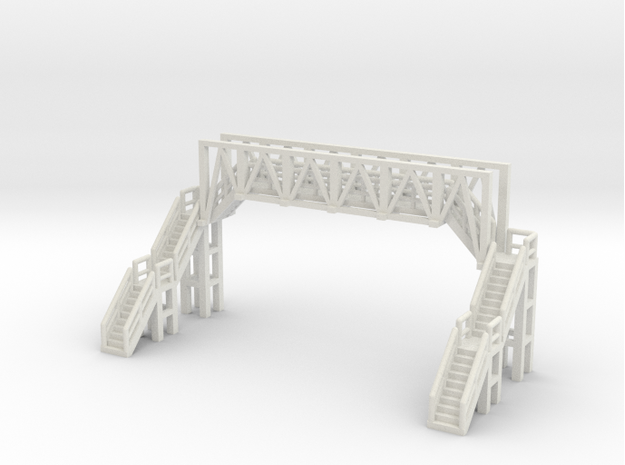 Brücke 1 - 1:220 (Z scale) in White Natural Versatile Plastic