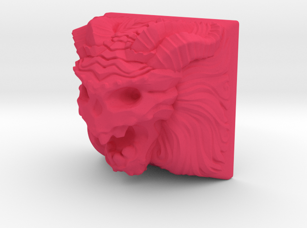 Demon Keycap (Cherry MX DSA) in Pink Processed Versatile Plastic