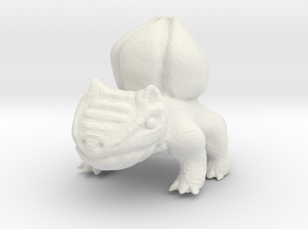 Bulbasaur in White Natural Versatile Plastic