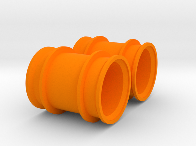 Mini-Z Monster MM-01 Rims in Orange Processed Versatile Plastic