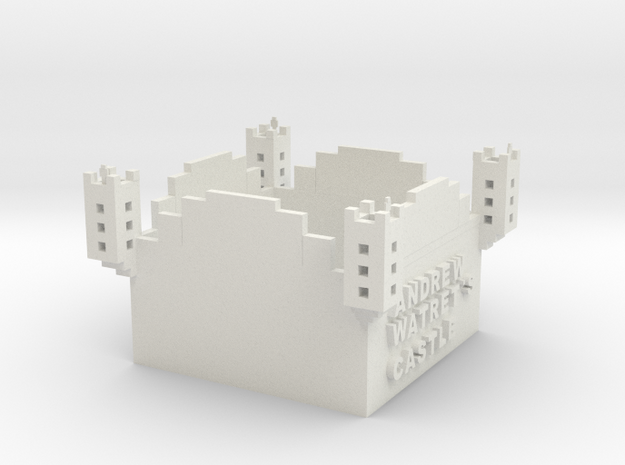 Minecraft Castle in White Natural Versatile Plastic
