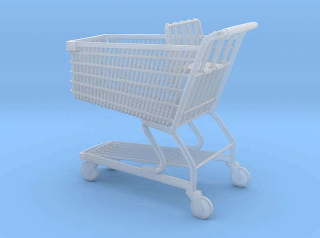 Shopping cart 01. 1:24  in Tan Fine Detail Plastic