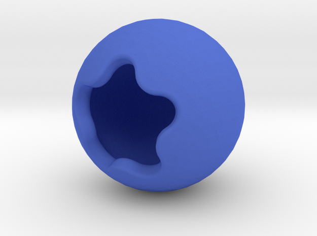 Blueberry in Blue Processed Versatile Plastic