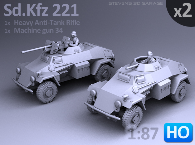 Sd.Kfz 221 (2 pack) HO