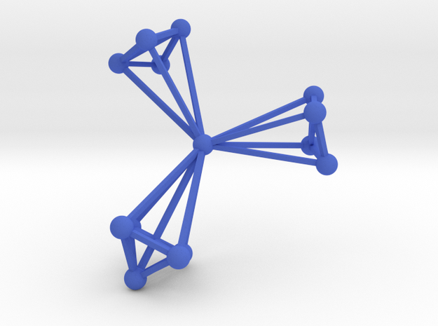 My Third Network in Blue Processed Versatile Plastic