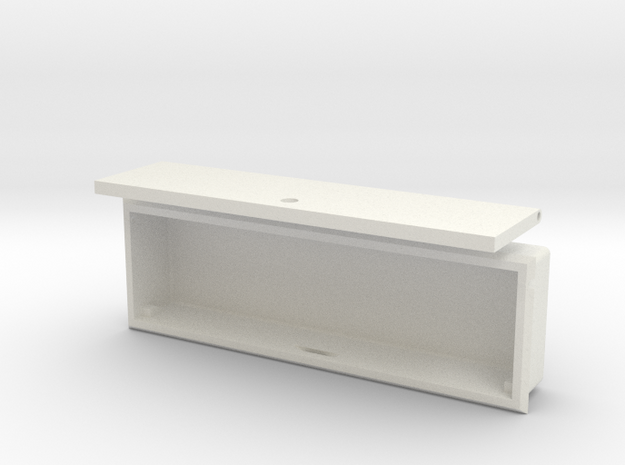 "AXIAL" FC LONG BOX in White Natural Versatile Plastic