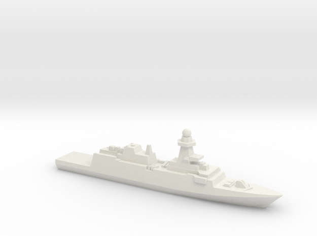 Bergamini-Class FFG (2011), 1/2400 in White Natural Versatile Plastic