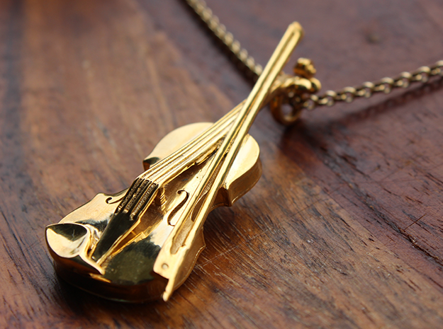 Violin and Bow Pendant