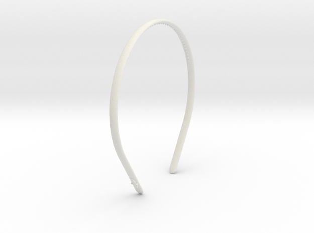 Simplicity Headband in White Natural Versatile Plastic