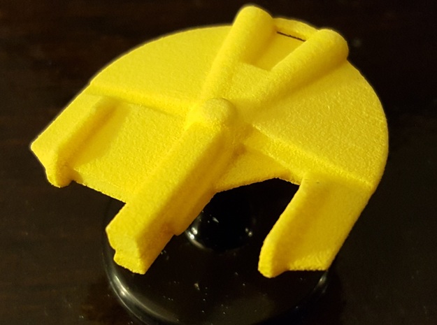 Ebon Hawk in Yellow Processed Versatile Plastic