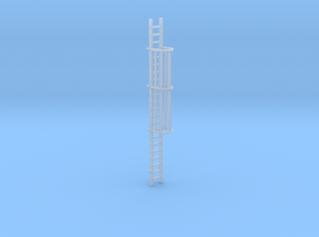 'HO Scale' - 20' Caged Ladder in Tan Fine Detail Plastic