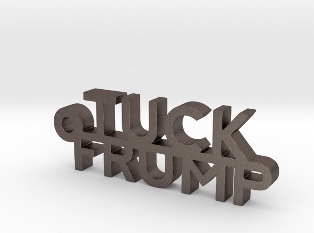 TUCK FRUMP in Polished Bronzed Silver Steel