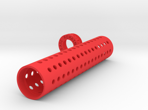 Suppressor Sheath Version 2 (30x150) in Red Processed Versatile Plastic