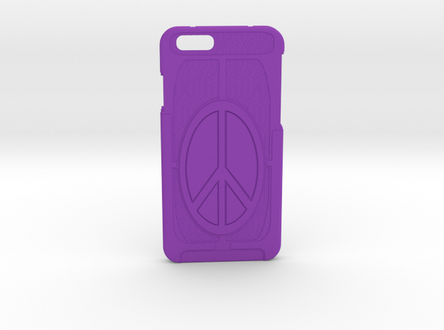 Apple iPhone6 PeaceCase  in Purple Processed Versatile Plastic