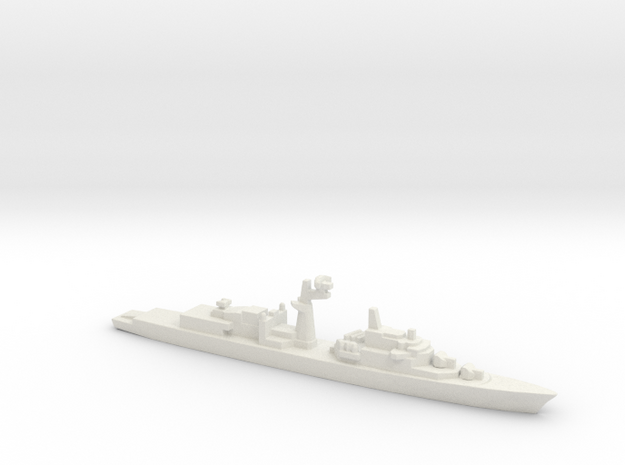 Tourville-class frigate, 1/3000 in White Natural Versatile Plastic