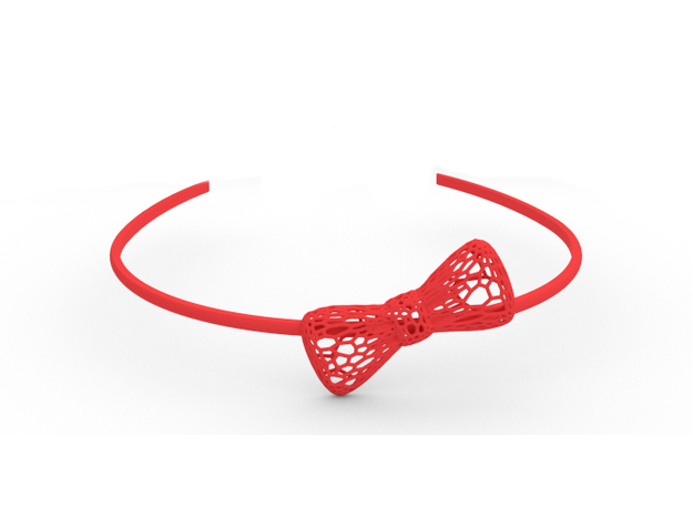 Hairband in Red Processed Versatile Plastic