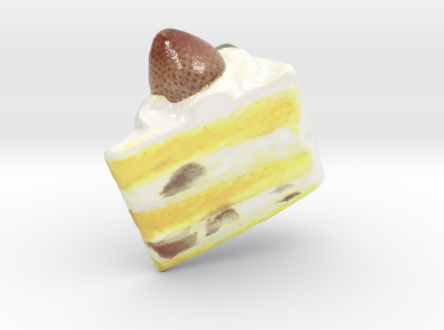 The Strawberry Layer Cake-mini in Glossy Full Color Sandstone