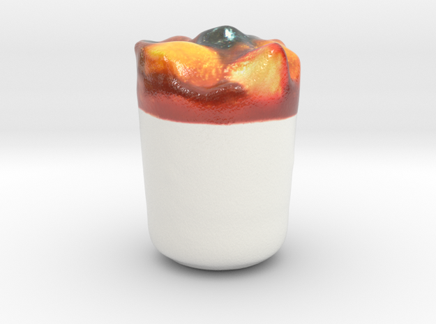 The Yogurt Mousse-mini in Glossy Full Color Sandstone