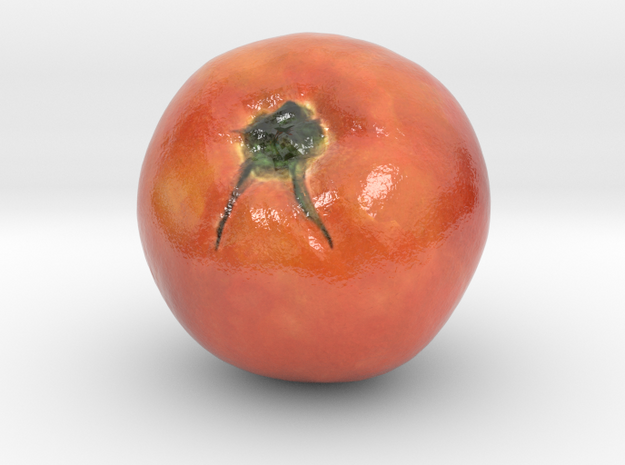 The Tomato-2-mini in Glossy Full Color Sandstone