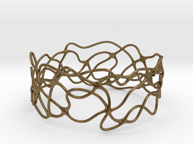 Bracelet 'Wave Length' in Natural Bronze