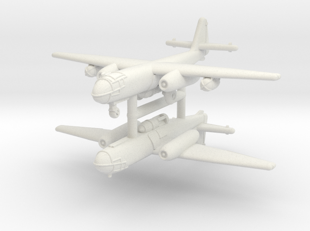 1/350 Arado Ar-234B-2 (x2) in White Natural Versatile Plastic