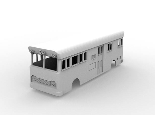 NSWR Paybus Second Series(O/1:48 Scale) in White Natural Versatile Plastic