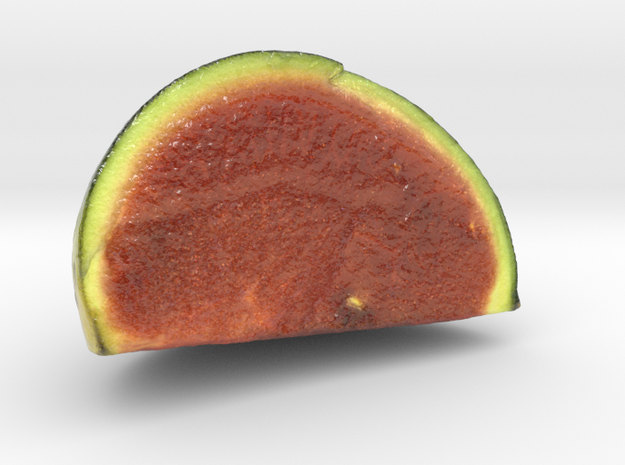The Watermelon-2-Quarter-mini in Glossy Full Color Sandstone