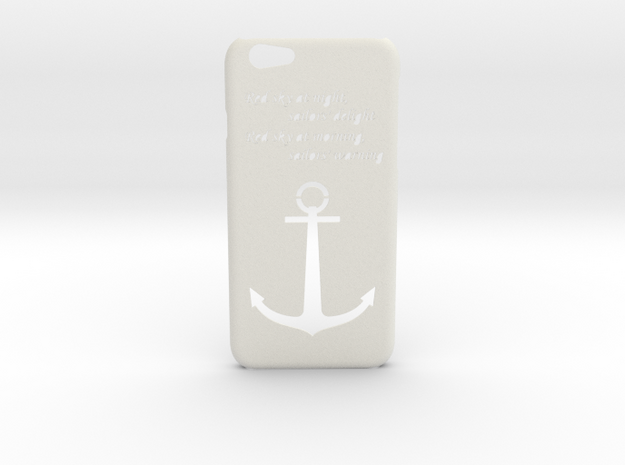 IPhone 6/6S Case Sailor in White Natural Versatile Plastic