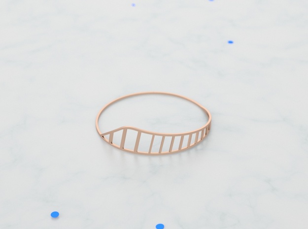Cage in 14k Gold Plated Brass