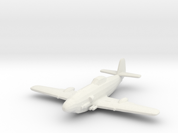 Messerschmitt Me-309 in White Natural Versatile Plastic: 1:200