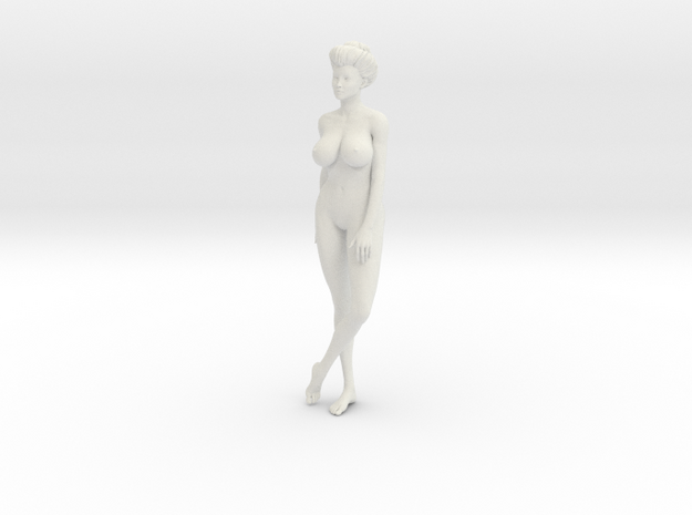  1/9 Elegant lady 016 in White Natural Versatile Plastic