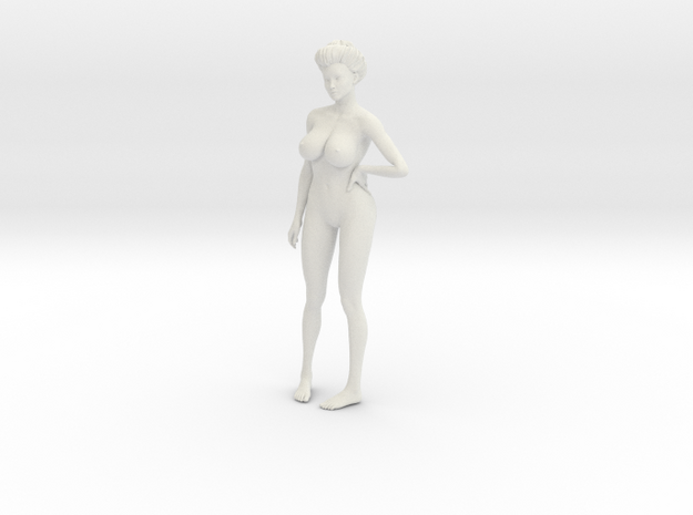 1/9 Elegant lady 007 in White Natural Versatile Plastic