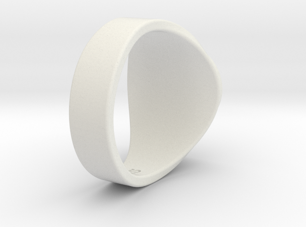 Superball Arbybear Ring in White Natural Versatile Plastic