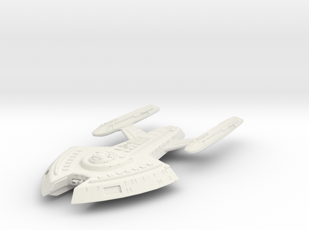 Defiant Class Scoutdestroyer in White Natural Versatile Plastic