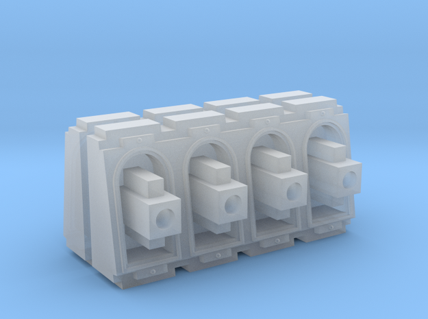 Weapon battery set in Smooth Fine Detail Plastic