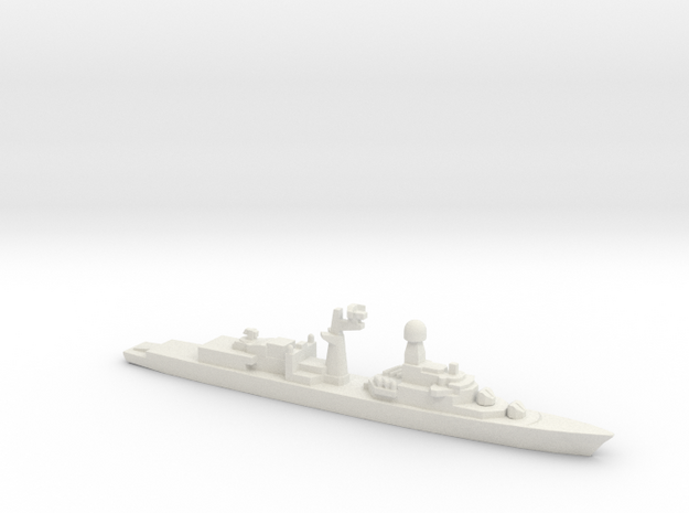  Tourville-class frigate (Early Proposal), 1/2400 in White Natural Versatile Plastic